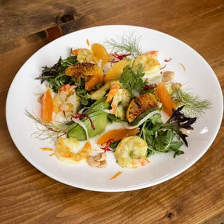 Saffron-Poached Shrimp