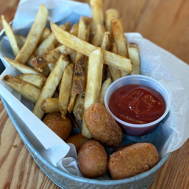 Mini Corn Dogs.