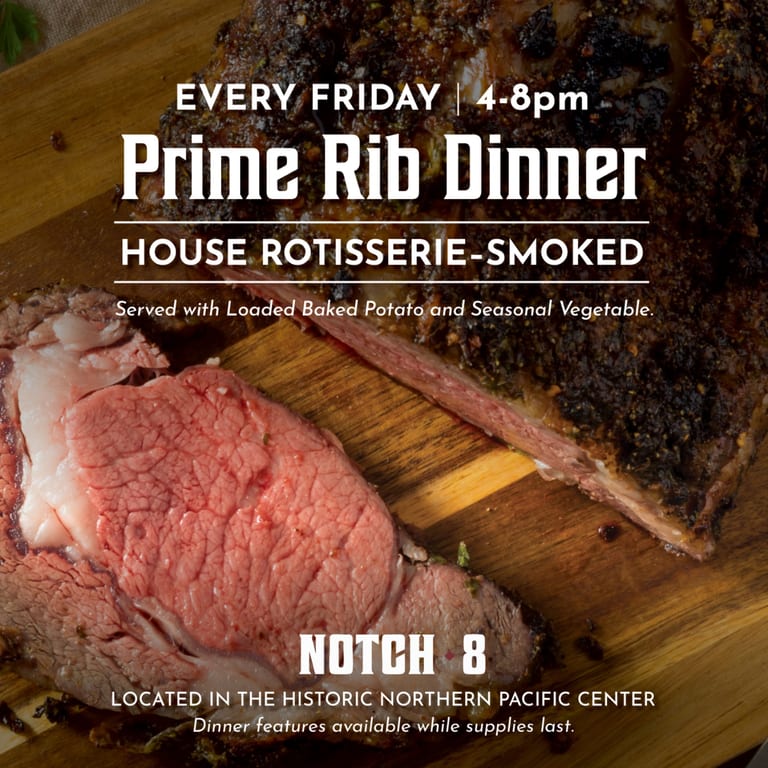 Friday Prime Rib Dinner