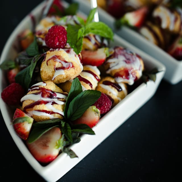Profiteroles.