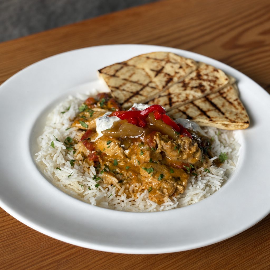 Bombay Chicken Curry.