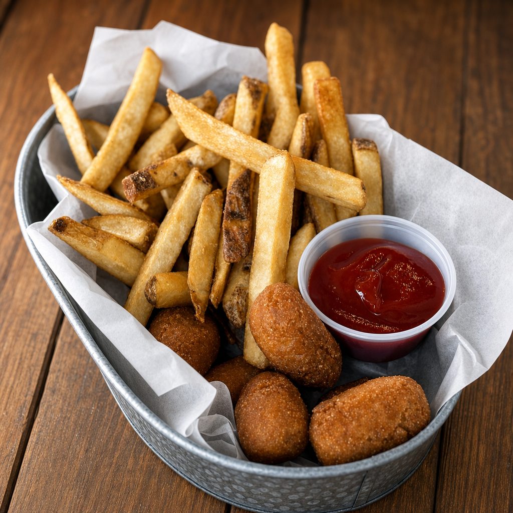 Mini Corn Dogs.