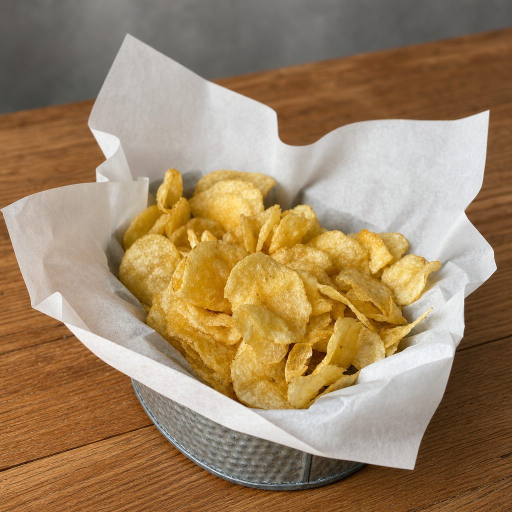 Basket of Kettle Chips.