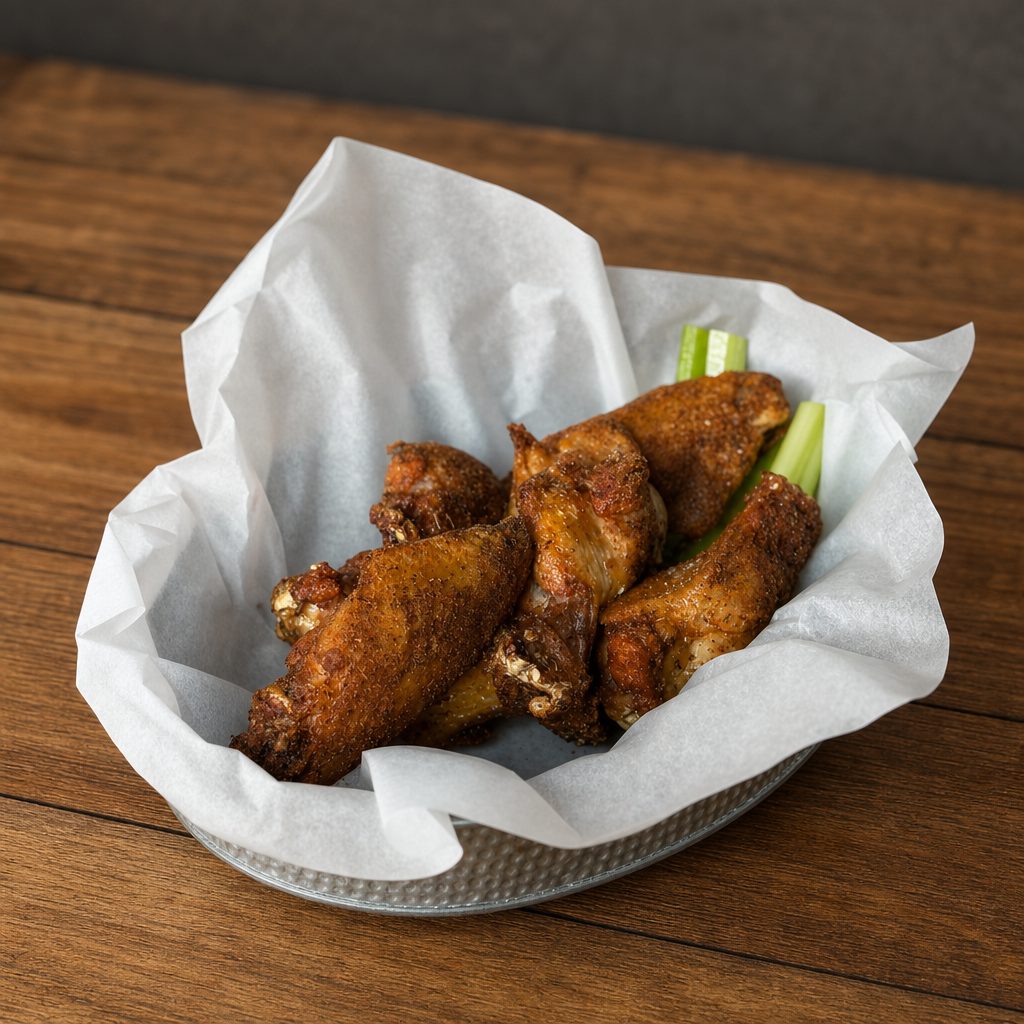 Smoked & Slathered Wings.