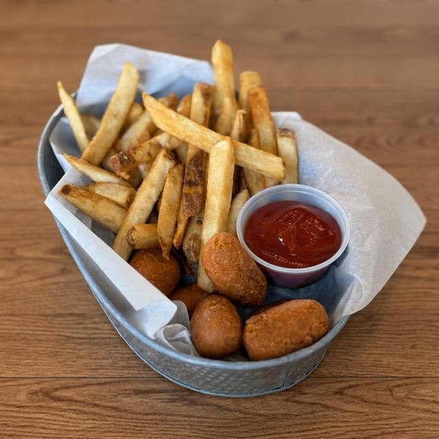 Mini Corn Dogs.