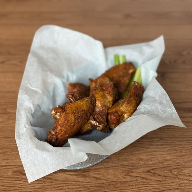 Smoked & Slathered Wings.