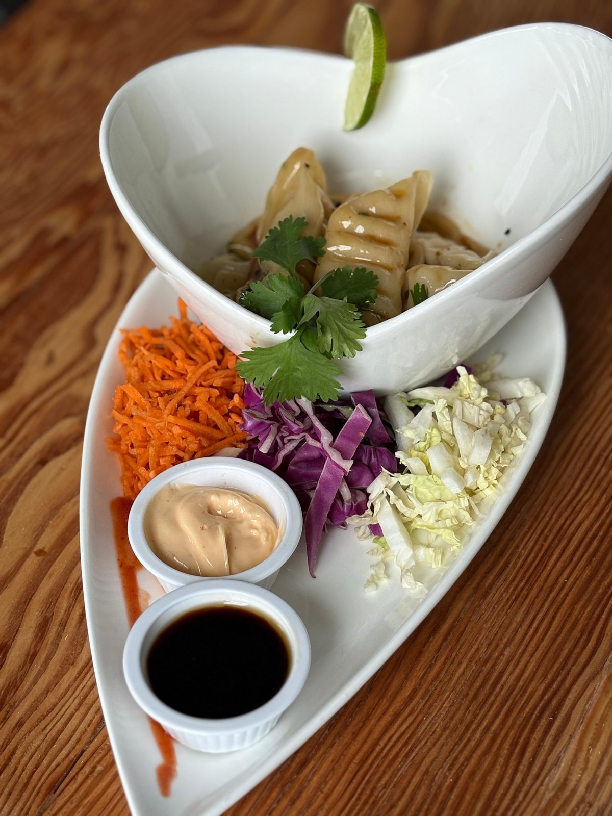 Sesame Szechuan Pork Dumplings