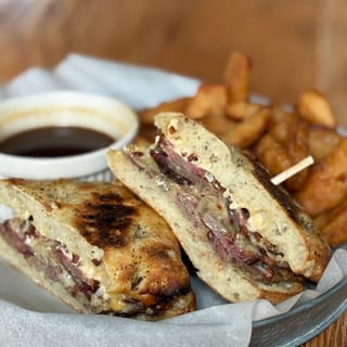 French Onion Beef Brisket Melt