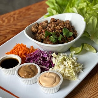 Thai Pork Lettuce Wraps