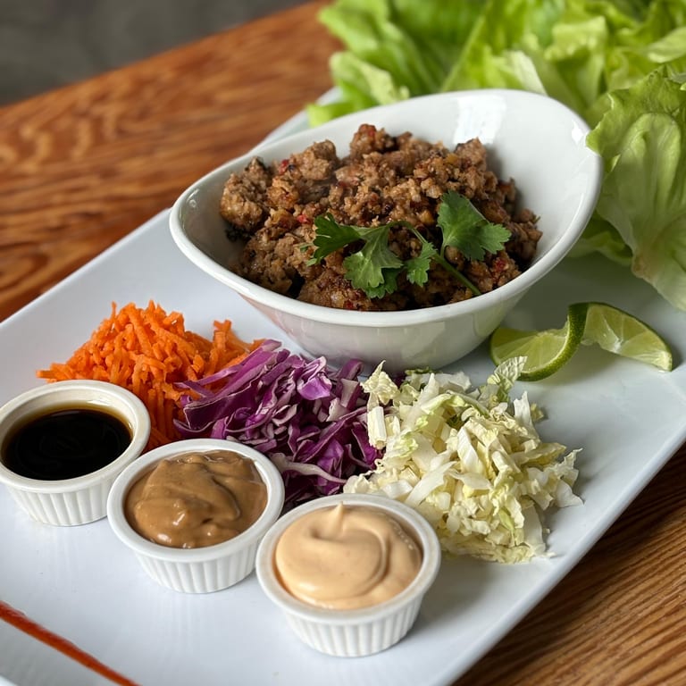 Delicious Lettuce Wraps Await